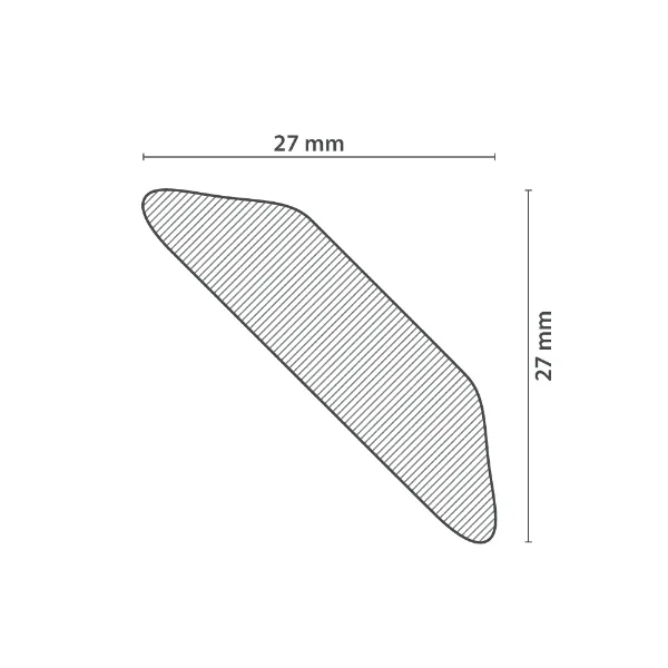 Moulure de Plafond L30 (27x27mm) – Image 3