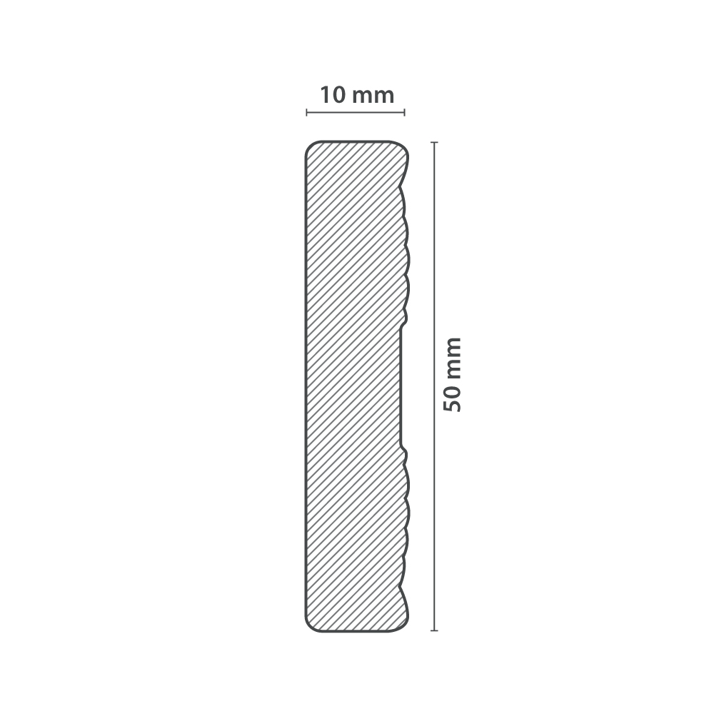 Moulure Murale FL50 (10x50mm) – Image 4