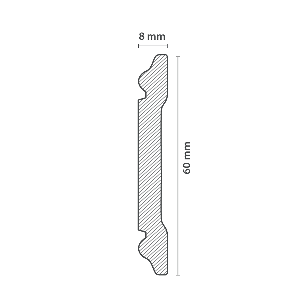 Moulure Murale CW12 (8x60mm) – Image 4