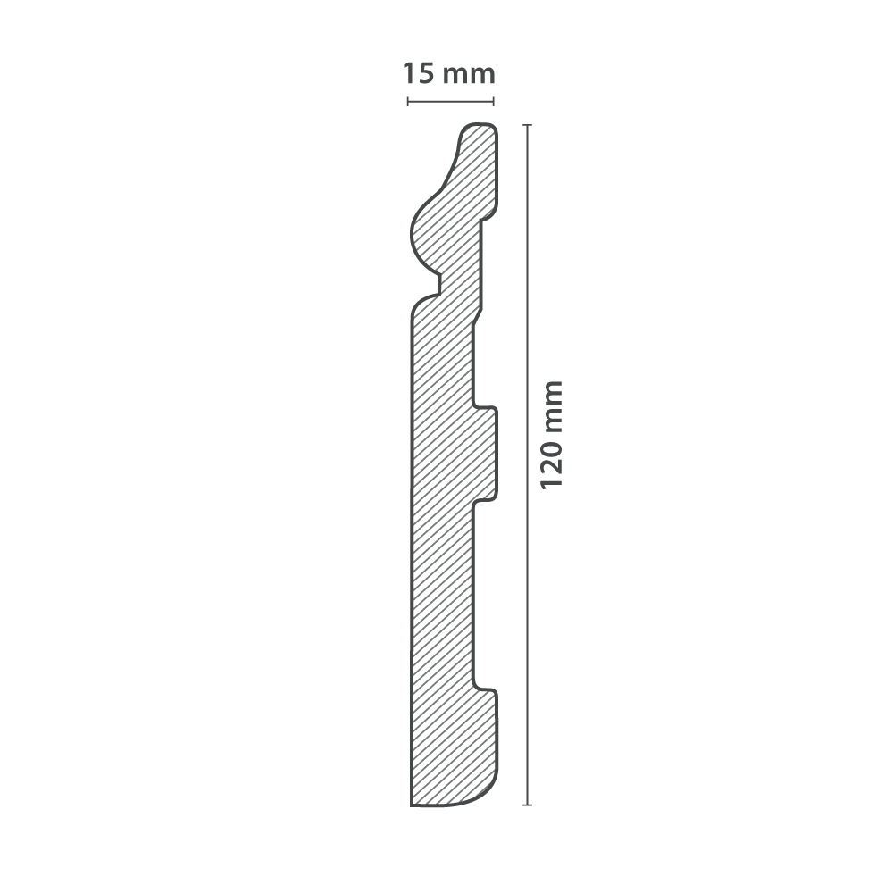 Plinthe CF12 | (120x15mm) – Image 4