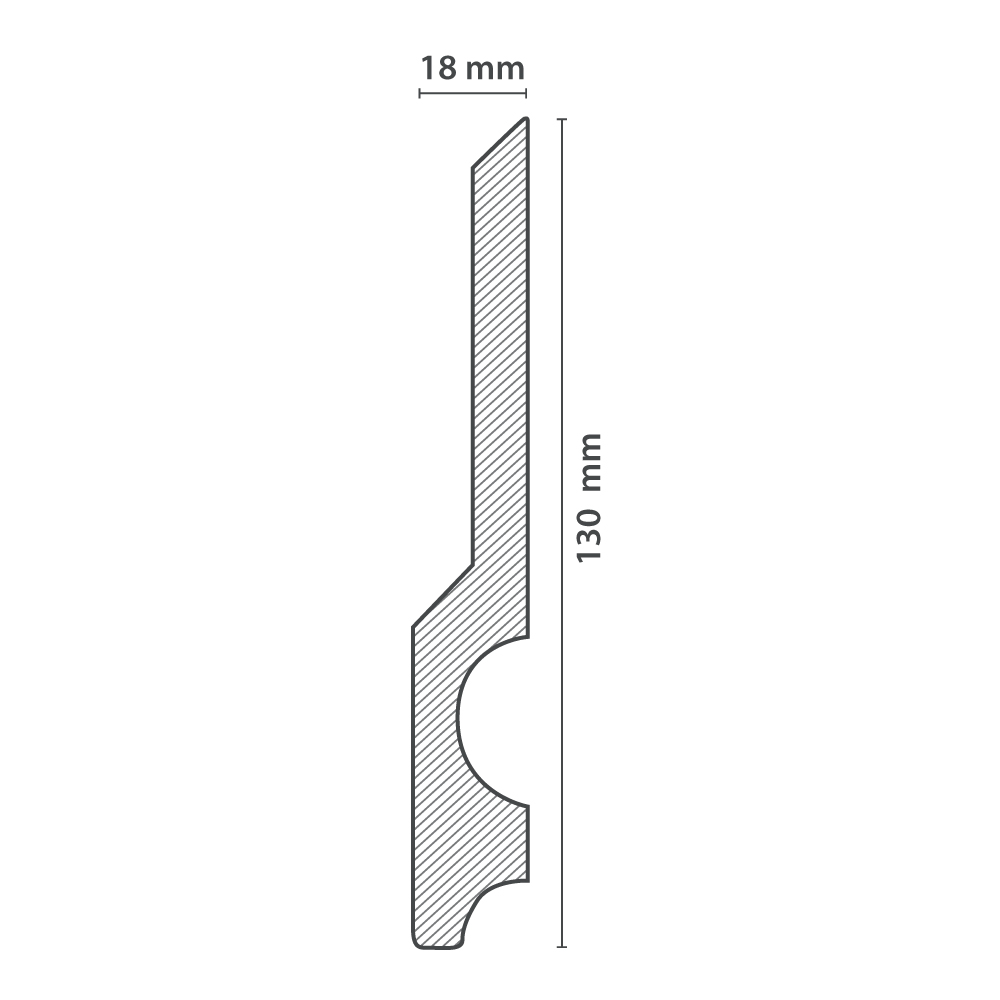 Plinthe CF14 | (130x18mm) – Image 4