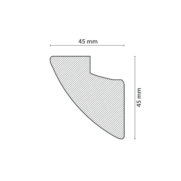 Moulure de Plafond DANA (45x48mm) – Image 3