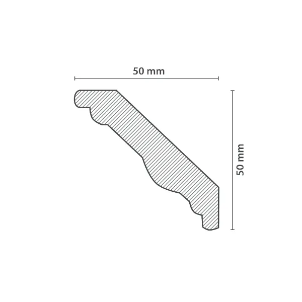 Moulure de Plafond Inês (50×50) – Image 3