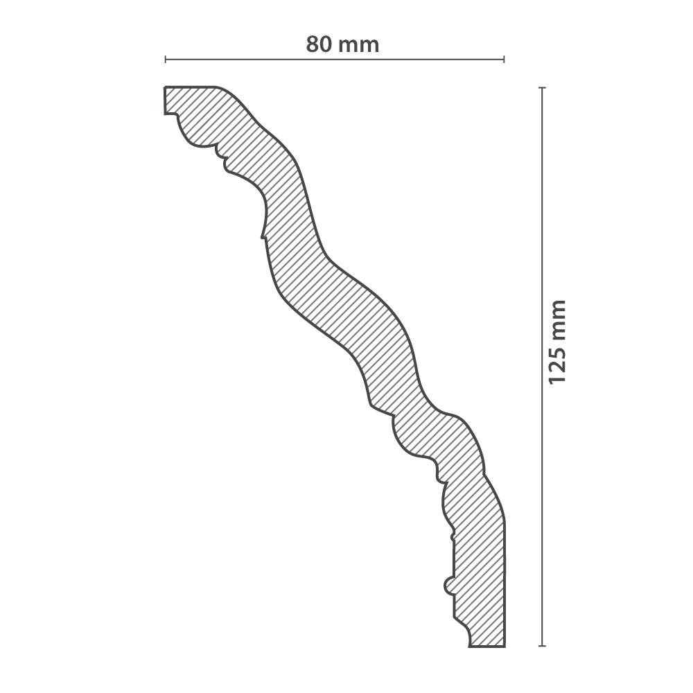 Moulure de Plafond SVETA (80x125mm) – Image 3