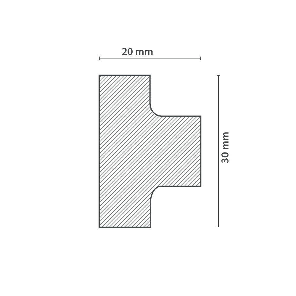 Profil UP236 (20x30mm) – Image 5