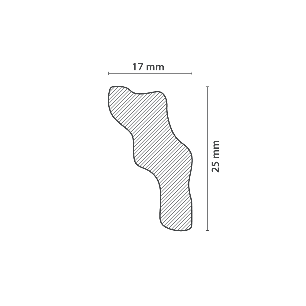 Moulure de Plafond UP25 (17x25mm) – Image 3